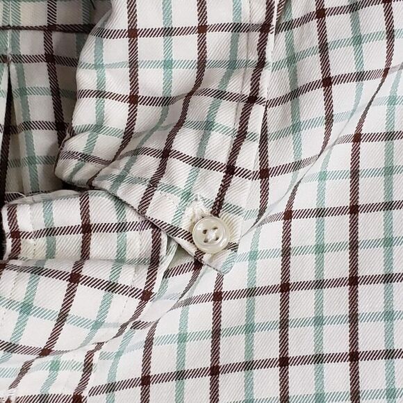 Polo Ralph Lauren Oxford Mens Large Multi Neutral Check LS Button Down Shirt - Picture 6 of 11